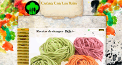 Desktop Screenshot of cocinaconlosrolo.com